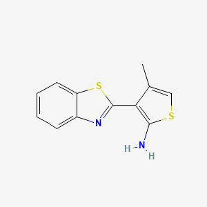 3-(1,3-Benzothiazol-2-yl)-4-methylthiophen-2-amine