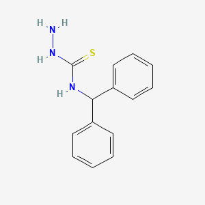 molecular formula C14H15N3S B1273796 4-Benzhydryl-3-thiosemicarbazide CAS No. 21198-25-4