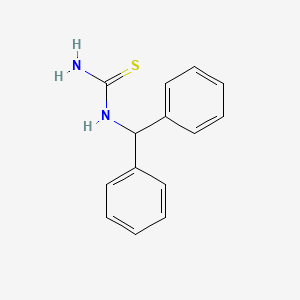 molecular formula C14H14N2S B1273797 1-Benzhydryl-2-thiourea CAS No. 92192-94-4