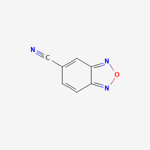 molecular formula C7H3N3O B1273799 2,1,3-Benzoxadiazole-5-carbonitrile CAS No. 54286-62-3