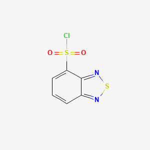 molecular formula C6H3ClN2O2S2 B1273802 2,1,3-Benzothiadiazole-4-sulfonyl chloride CAS No. 73713-79-8