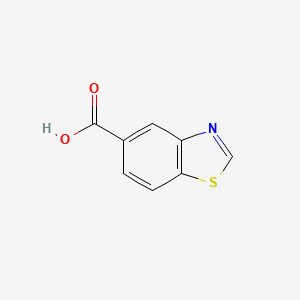 molecular formula C8H5NO2S B1273803 Benzothiazole-5-carboxylic acid CAS No. 68867-17-4