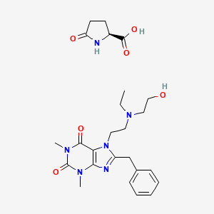 molecular formula C25H34N6O6 B12738031 Einecs 298-349-9 CAS No. 93803-76-0