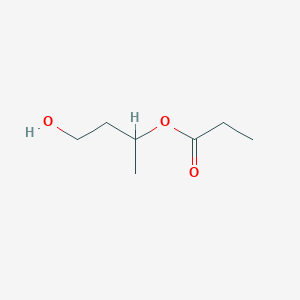 molecular formula C7H14O3 B12738046 1,3-Butylene glycol 3-propionate CAS No. 89457-40-9