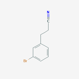 molecular formula C9H8BrN B1273805 3-(3-Bromophenyl)propanenitrile CAS No. 376646-63-8