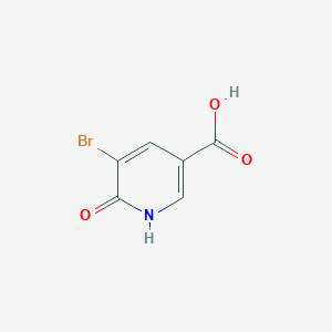 molecular formula C6H4BrNO3 B1273810 5-Bromo-6-hydroxynicotinic acid CAS No. 41668-13-7