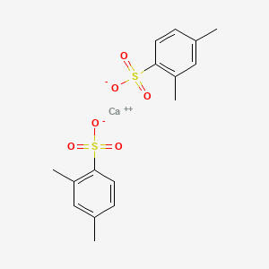 molecular formula C16H18CaO6S2 B12738119 Calcium m-xylene-4-sulfonate CAS No. 877-20-3