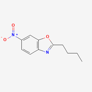 molecular formula C11H12N2O3 B1273813 2-Butyl-6-nitro-1,3-benzoxazole CAS No. 886360-96-9
