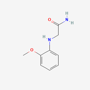 molecular formula C9H12N2O2 B12738148 Acetamide, 2-((2-methoxyphenyl)amino)- CAS No. 88203-07-0