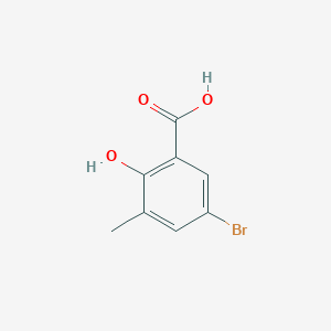 molecular formula C8H7BrO3 B1273817 5-溴-2-羟基-3-甲基苯甲酸 CAS No. 36194-82-8