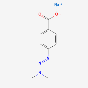 molecular formula C9H10N3NaO2 B12738222 CBI0-277 sodium CAS No. 49638-52-0