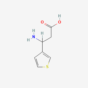 molecular formula C7H9NO2S B1273823 3-氨基-3-(3-噻吩基)丙酸 CAS No. 3310-99-4