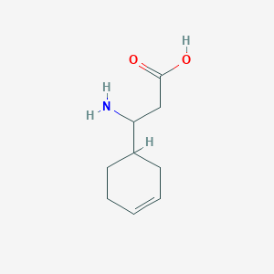 molecular formula C9H15NO2 B1273825 3-Amino-3-(3-cyclohexenyl)propanoic acid CAS No. 40125-69-7