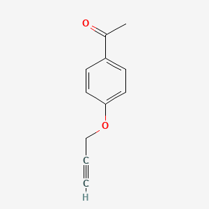 molecular formula C11H10O2 B1273840 1-[4-(2-Propynyloxy)phenyl]-1-ethanone CAS No. 34264-14-7