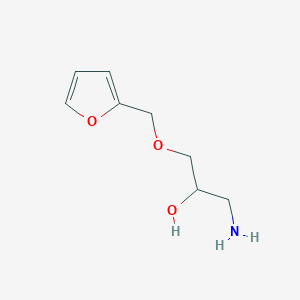 molecular formula C8H13NO3 B1273844 1-Amino-3-(furan-2-ylmethoxy)-propan-2-ol CAS No. 5380-89-2