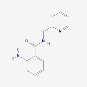 molecular formula C13H13N3O B1273846 2-amino-N-(pyridin-2-ylmethyl)benzamide CAS No. 57786-49-9