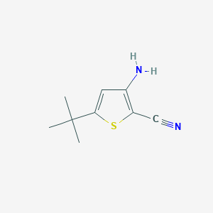 3-Amino-5-tert-butylthiophene-2-carbonitrile