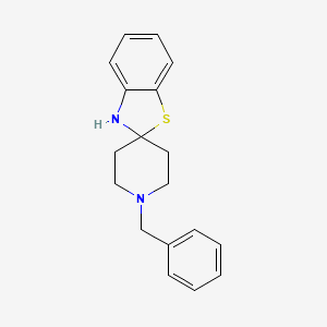 molecular formula C18H20N2S B1273857 1'-benzyl-3H-spiro[1,3-benzothiazole-2,4'-piperidine] CAS No. 63208-95-7