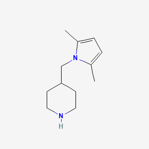 4-[(2,5-dimethyl-1H-pyrrol-1-yl)methyl]piperidine