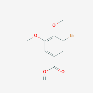 molecular formula C9H9BrO4 B1273865 3-Bromo-4,5-dimethoxybenzoic acid CAS No. 20731-48-0