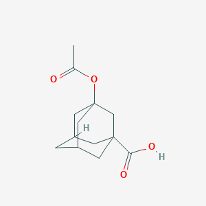 molecular formula C13H18O4 B1273866 1-Acetyloxy-3-carboxyadamantane CAS No. 42711-78-4
