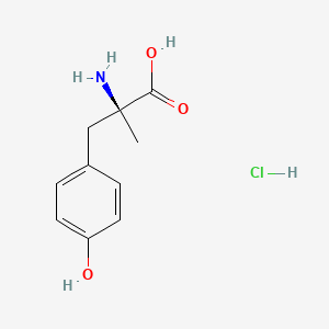 molecular formula C10H14ClNO3 B12738705 Metirosine hydrochloride CAS No. 72200-50-1