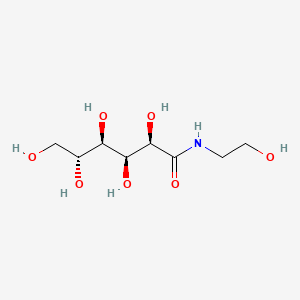 molecular formula C8H17NO7 B12738739 D-Gluconamide, N-(2-hydroxyethyl)- CAS No. 5438-31-3
