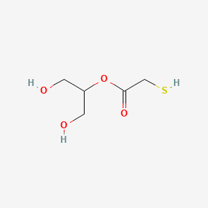molecular formula C5H10O4S B12738744 Glyceryl 2-thioglycolate CAS No. 1027369-31-8