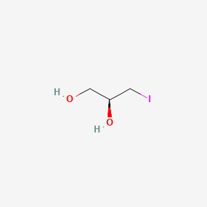 molecular formula C3H7IO2 B12738823 Glyceryl iodide, (S)- CAS No. 52611-39-9