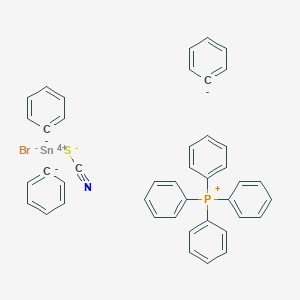molecular formula C43H35BrNPSSn B12738833 Tetraphenylphosphonium bromotriphenyl(thiocyanato-N)stannate(1-) CAS No. 159000-26-7