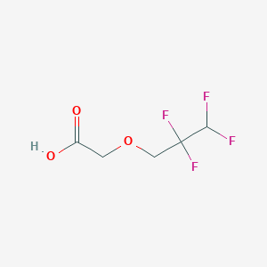 molecular formula C5H6F4O3 B1273888 (2,2,3,3-四氟丙氧基)乙酸 CAS No. 870-51-9