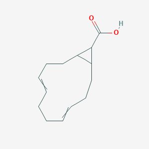 molecular formula C14H20O2 B1273900 Bicyclo[10.1.0]trideca-4,8-diene-13-carboxylic acid CAS No. 329912-79-0