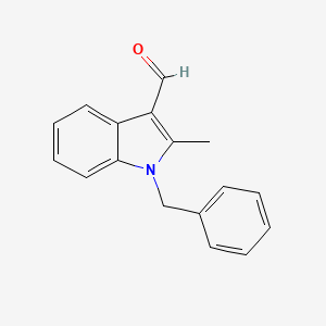 molecular formula C17H15NO B1273902 1-Benzyl-2-methyl-1H-indole-3-carbaldehyde CAS No. 95202-45-2