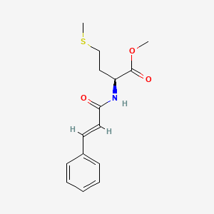 molecular formula C15H19NO3S B12739106 N-Cinnamoyl-L-methionine methyl ester CAS No. 127750-59-8