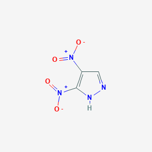 molecular formula C3H2N4O4 B1273911 3,4-二硝基-1H-吡唑 CAS No. 38858-92-3