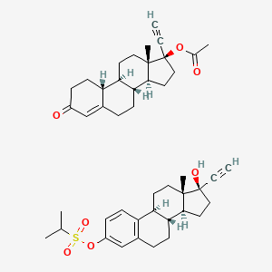 molecular formula C45H58O7S B12739119 Deposiston CAS No. 54958-72-4