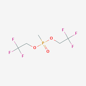 molecular formula C5H7F6O3P B1273916 Bis(2,2,2-trifluoroethyl) methylphosphonate CAS No. 757-95-9