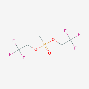 molecular formula C5H7F6O3P B1273916 双(2,2,2-三氟乙基)甲基膦酸酯 CAS No. 757-95-9