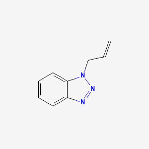 molecular formula C9H9N3 B1273919 1-烯丙基-1H-苯并[d][1,2,3]三唑 CAS No. 52298-91-6