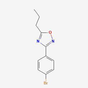 3-(4-Bromophenyl)-5-propyl-1,2,4-oxadiazole