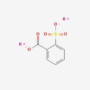 molecular formula C7H4K2O5S B12739236 Potassium sulfobenzoate CAS No. 53608-78-9