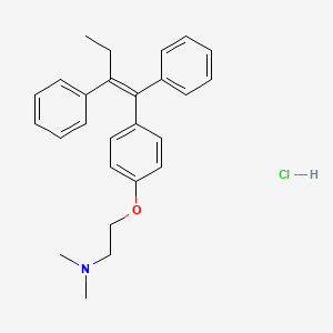 molecular formula C26H30ClNO B12739264 Tamoxifen hydrochloride CAS No. 66584-35-8