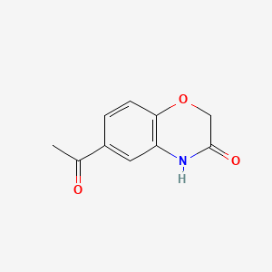 molecular formula C10H9NO3 B1273931 6-Acetyl-2H-1,4-benzoxazin-3(4H)-one CAS No. 26518-71-8