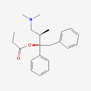 molecular formula C22H29NO2 B12739351 Propoxyphene, (R,R)- CAS No. 745736-89-4