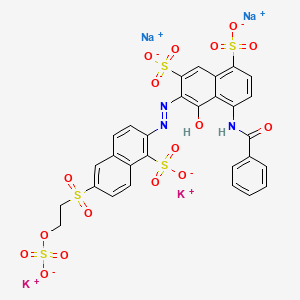 molecular formula C29H19K2N3Na2O17S5 B12739357 Einecs 303-162-3 CAS No. 94158-88-0