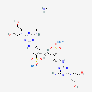 molecular formula C31H43N13Na2O10S2 B12739363 Einecs 286-157-8 CAS No. 85187-69-5