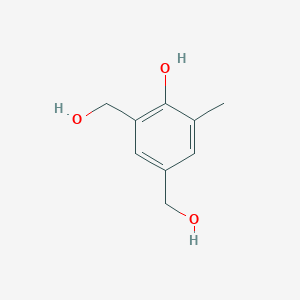 molecular formula C9H12O3 B12739391 2,4-Bis(hydroxymethyl)-6-methylphenol CAS No. 7451-94-7