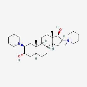 molecular formula C30H53N2O2+ B12739399 Desdiacetylvecuronium CAS No. 745736-02-1