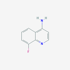 molecular formula C9H7FN2 B127394 8-氟喹啉-4-胺 CAS No. 148401-38-1