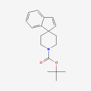 molecular formula C18H23NO2 B1273943 叔丁基螺[茚满-1,4'-哌啶]-1'-羧酸酯 CAS No. 137419-24-0
